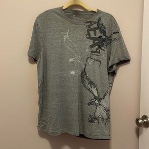 SOLD American Eagle Gray Graphic T Shirt
